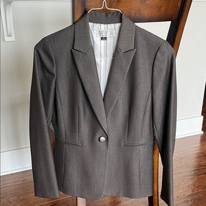 Tahari ASL Dark Gray Blazer